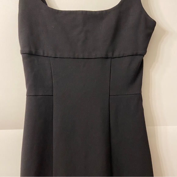 DVF Diane Von Furstenburg Bridget Black Sleeveless Bodycon Dress 0 - Picture 4 of 11